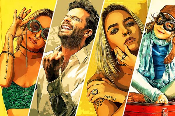 Soft Cartoon Photoshop Actions – Free & Premium PSD, ATN, ABR Formats Download